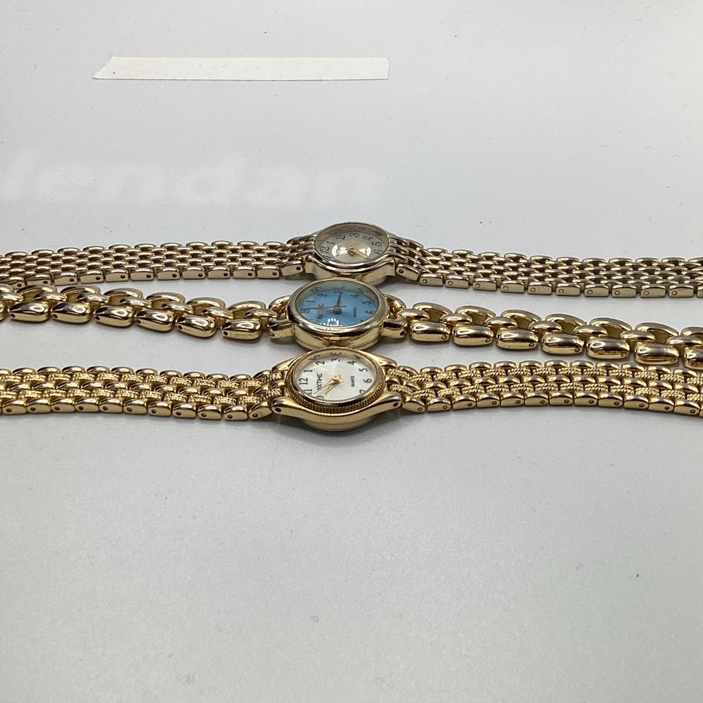 Nxtime Gold Tone Women's Watch Trio